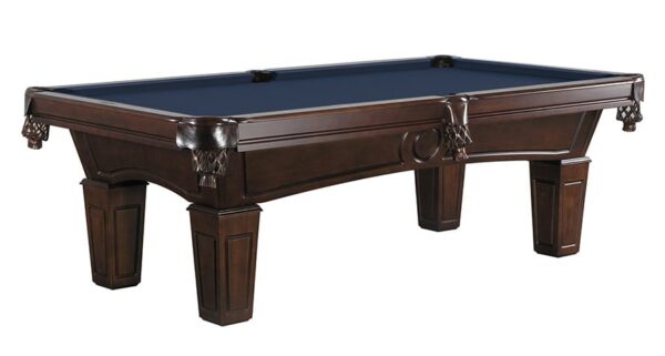 Adrian Pool table with pedestal legs