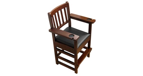 Skylar spectator chair with hidden accessory drawer