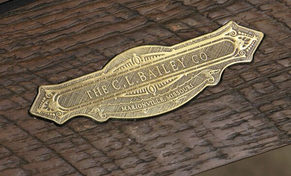 Tunbridge rail detail with the CL Bailey Nameplate